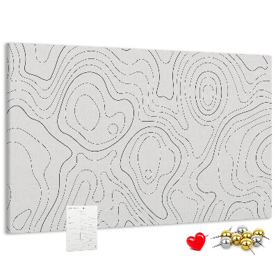 Cork memo board Splashes abstraction