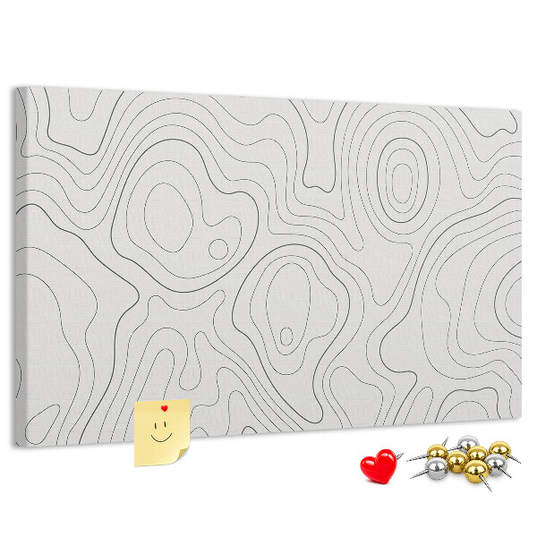 Cork memo board Splashes abstraction