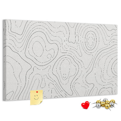 Cork memo board Splashes abstraction
