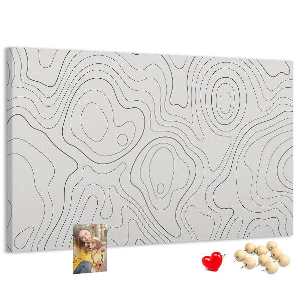 Cork memo board Splashes abstraction
