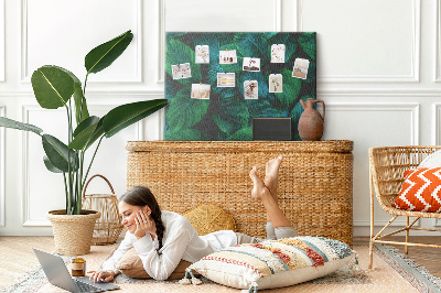 Cork board Nature leaves