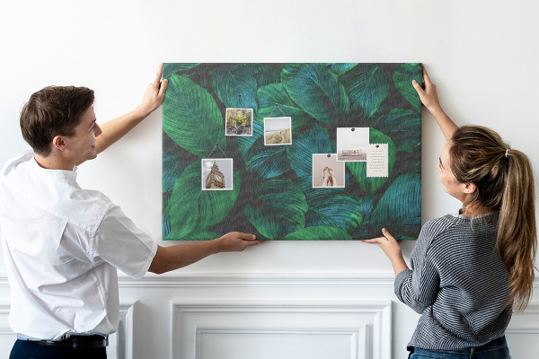 Cork board Nature leaves