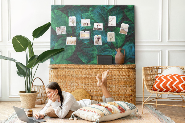 Cork board Nature leaves