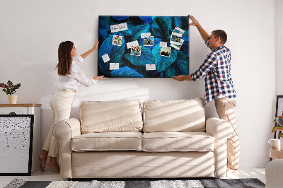 Cork memo board Tropical nature