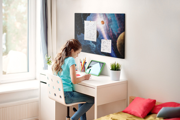 Cork memo board Great galaxy