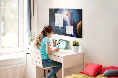 Cork memo board Great galaxy