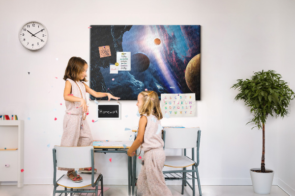 Cork memo board Great galaxy