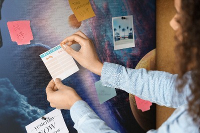 Cork memo board Great galaxy