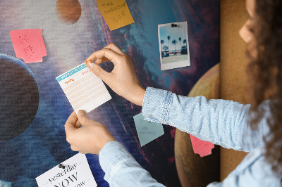 Cork memo board Great galaxy