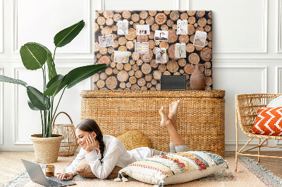 Cork board Tree rings