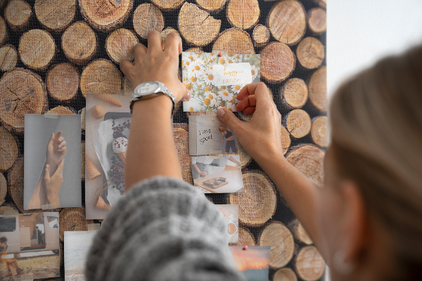 Cork board Tree rings