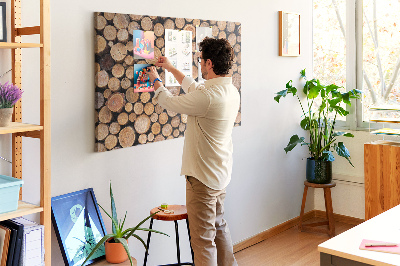 Cork board Tree rings