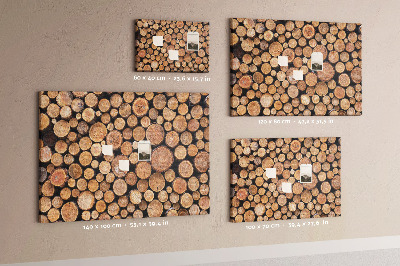 Cork board Tree rings