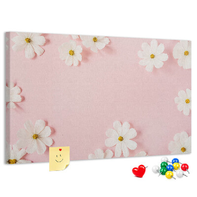 Cork board Daisy flowers