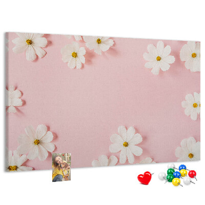 Cork board Daisy flowers