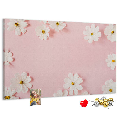Cork board Daisy flowers