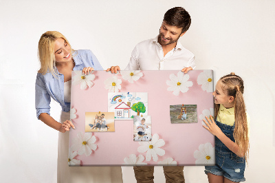 Cork board Daisy flowers
