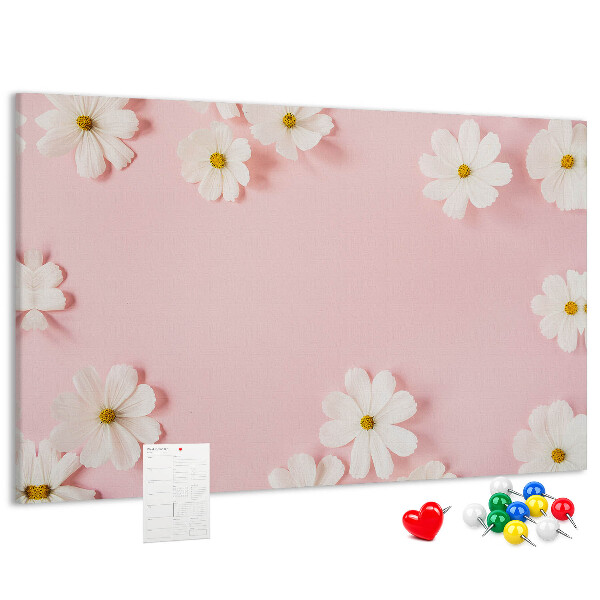 Cork board Daisy flowers