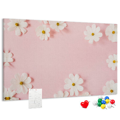 Cork board Daisy flowers