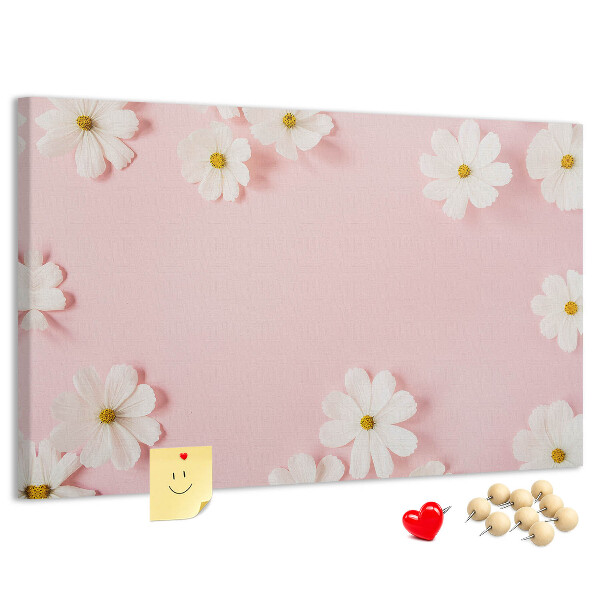 Cork board Daisy flowers