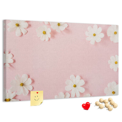Cork board Daisy flowers