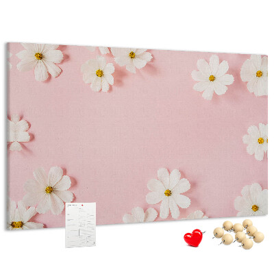Cork board Daisy flowers