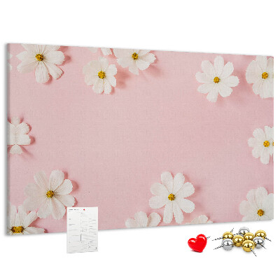 Cork board Daisy flowers