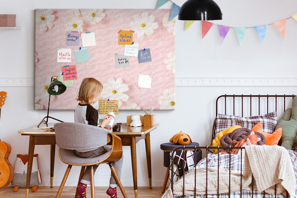 Cork board Daisy flowers