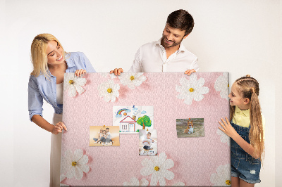 Cork board Daisy flowers