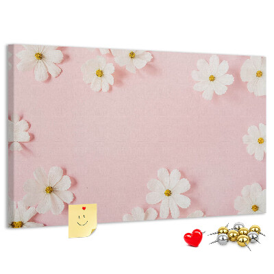Cork board Daisy flowers