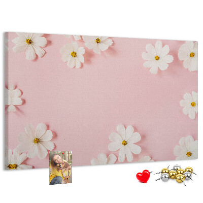 Cork board Daisy flowers