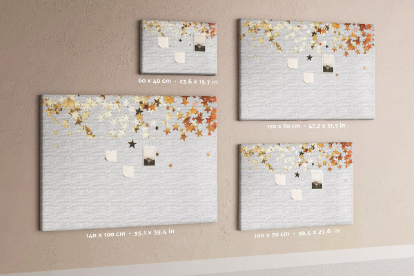Cork display board Stars