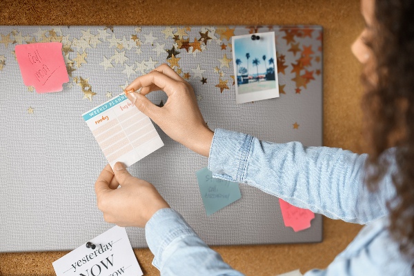 Cork display board Stars