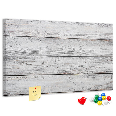 Cork memo board Painted boards