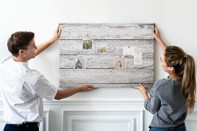 Cork memo board Painted boards