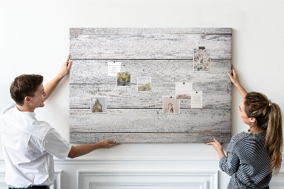 Cork memo board Painted boards