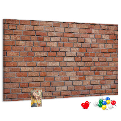 Cork board Brick wall