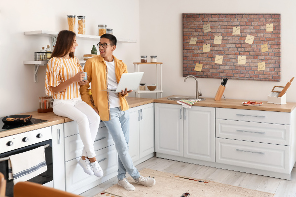 Cork board Brick wall