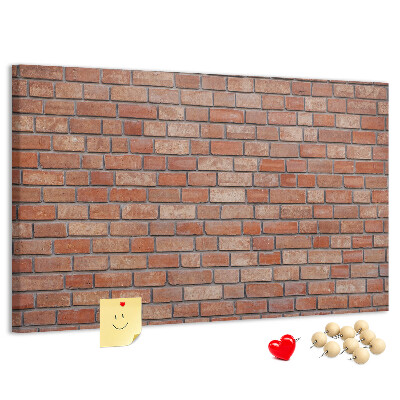 Cork board Brick wall