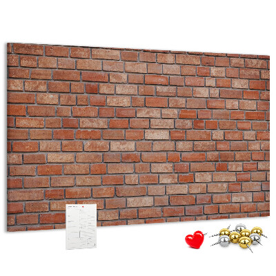 Cork board Brick wall