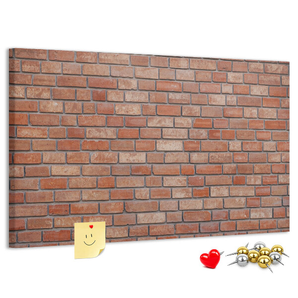 Cork board Brick wall