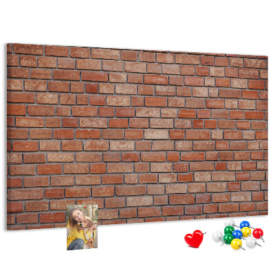Cork board Brick wall