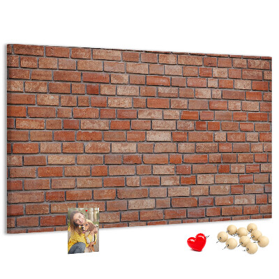 Cork board Brick wall