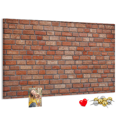 Cork board Brick wall