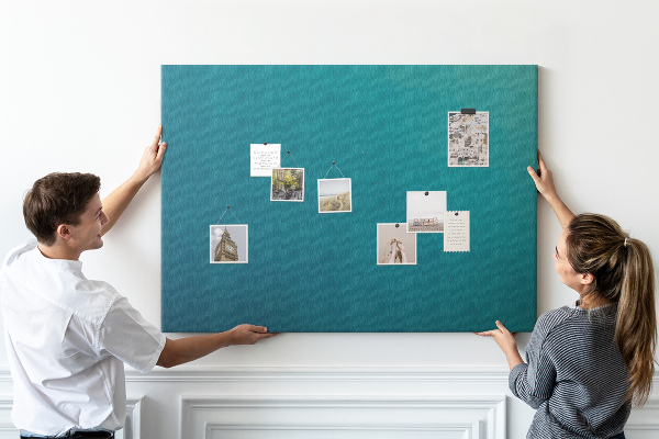 Cork memo board Marine abstraction