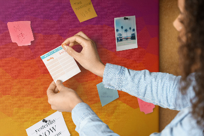 Cork board Sunrise