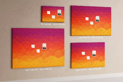 Cork board Sunrise