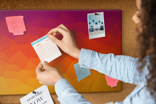 Cork board Sunrise