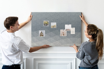 Cork display board Wave abstraction