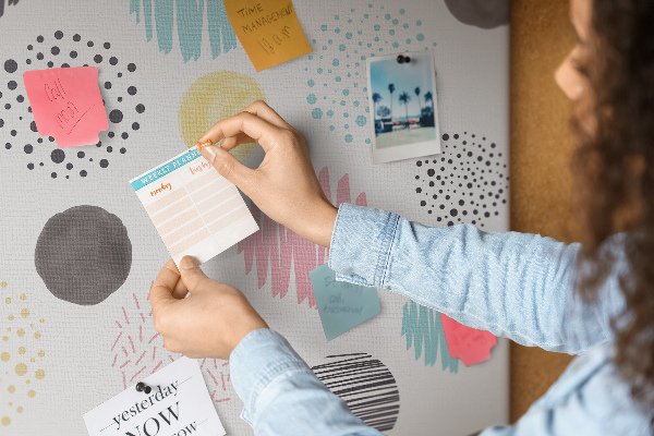 Cork board Geometric pattern
